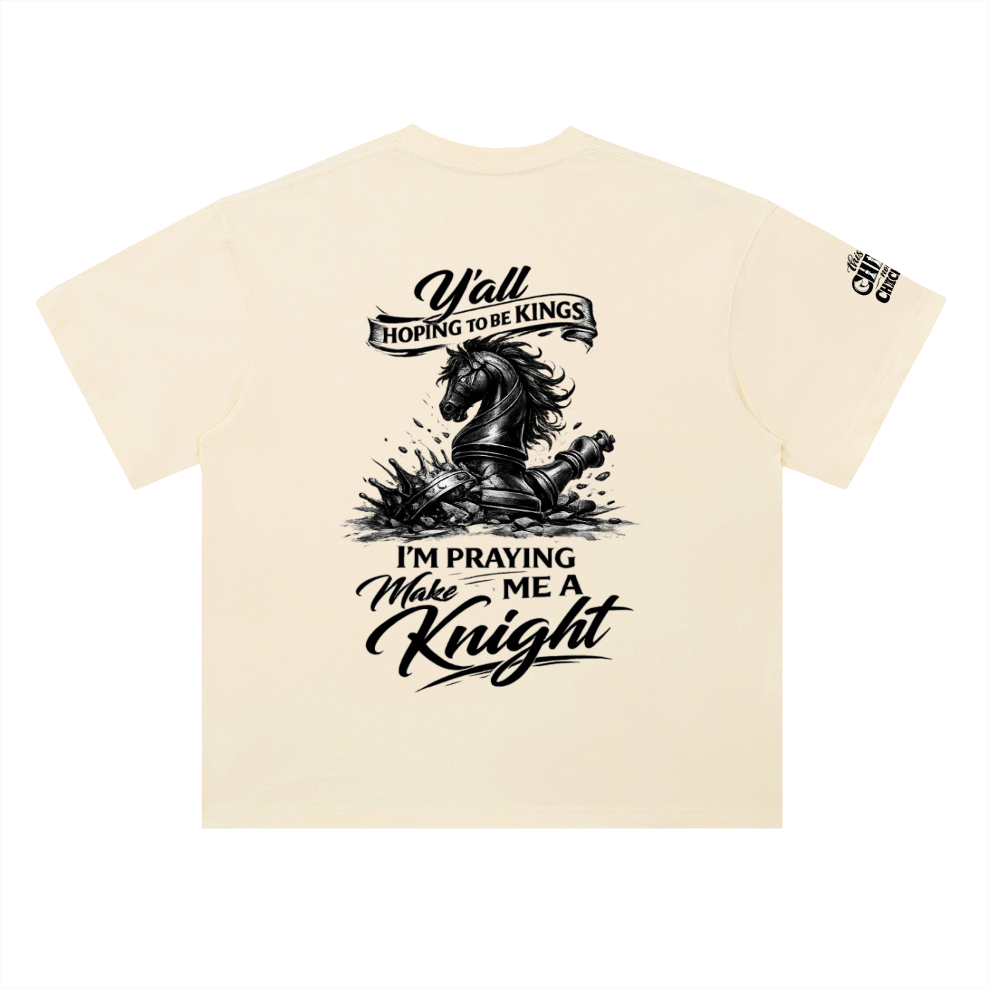 Heavyweight Drop Shoulder Cotton T-Shirt
