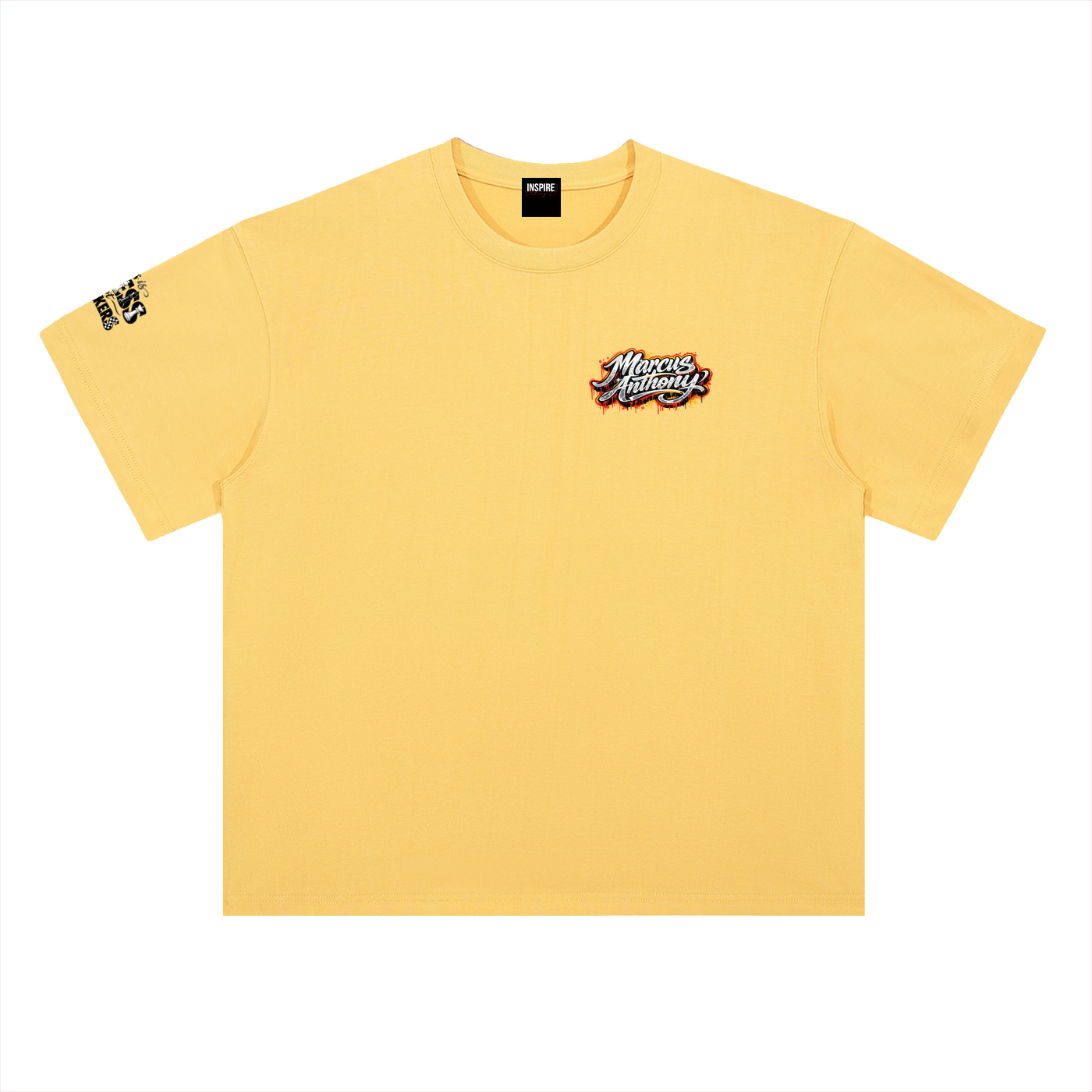 Heavyweight Drop Shoulder Cotton T-Shirt