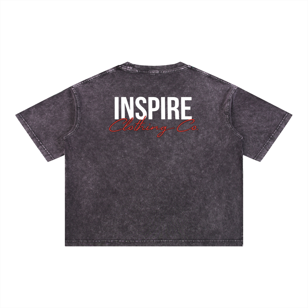 "Candle INSPIRE" Boxy Cotton T-Shirt