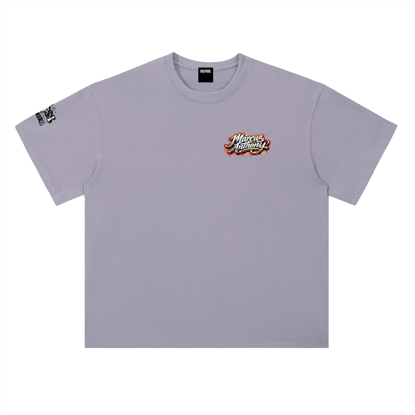 Heavyweight Drop Shoulder Cotton T-Shirt