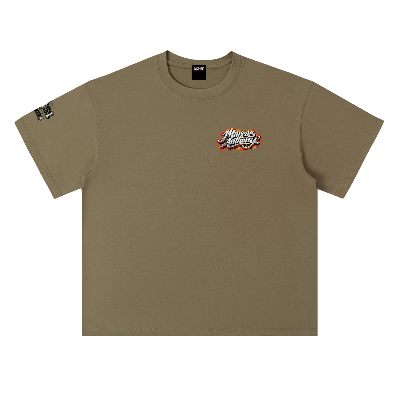 Heavyweight Drop Shoulder Cotton T-Shirt