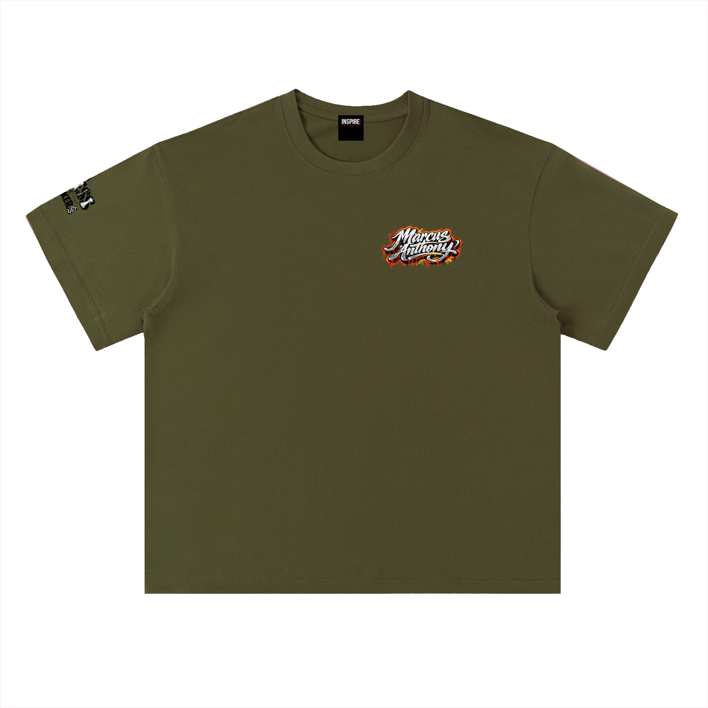 Heavyweight Drop Shoulder Cotton T-Shirt