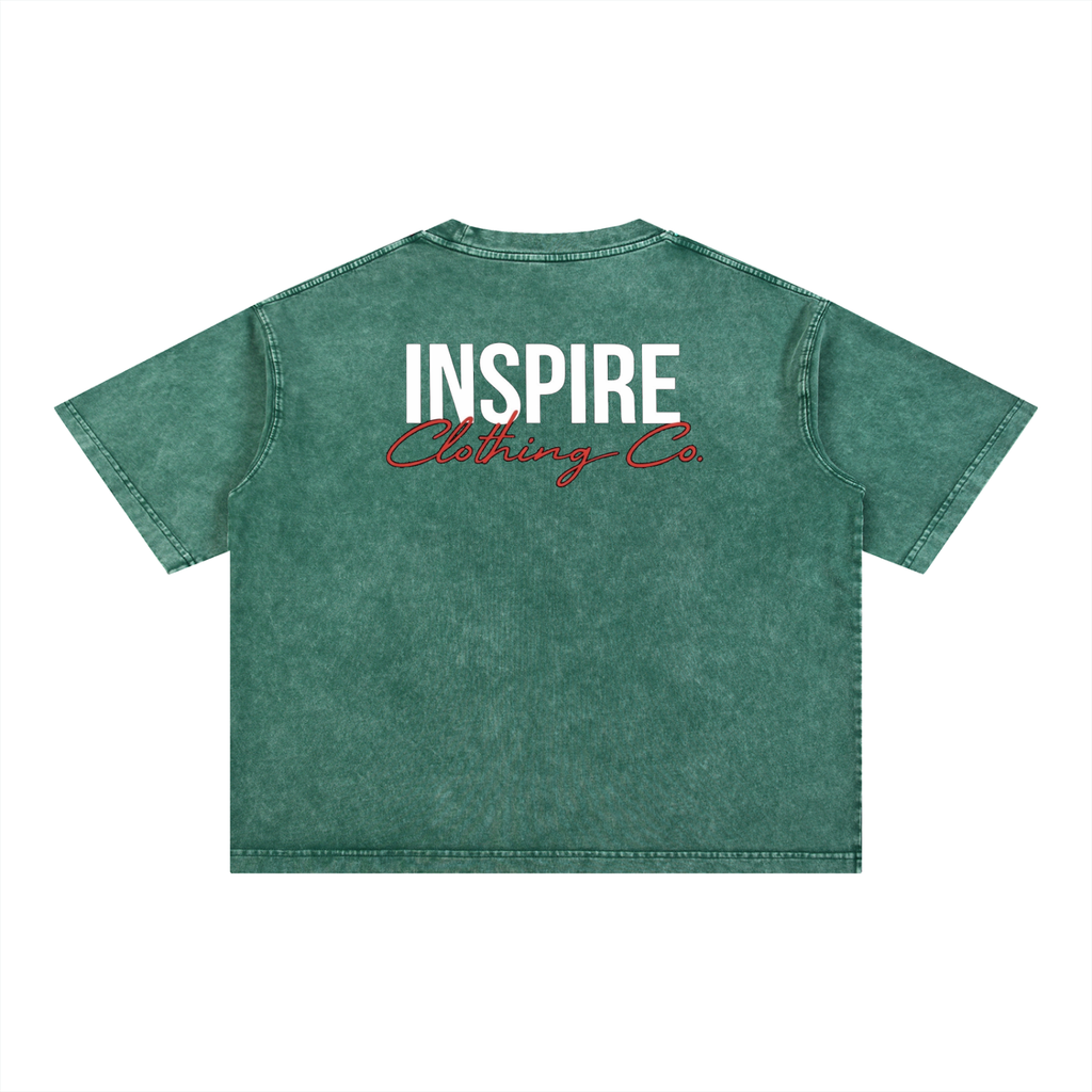 "Candle INSPIRE" Boxy Cotton T-Shirt