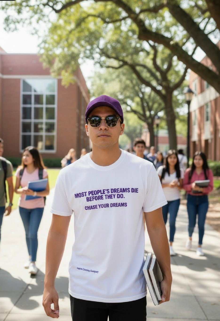 "Most people dreams die before they do'  Quick-Dry Cooling T-Shirt