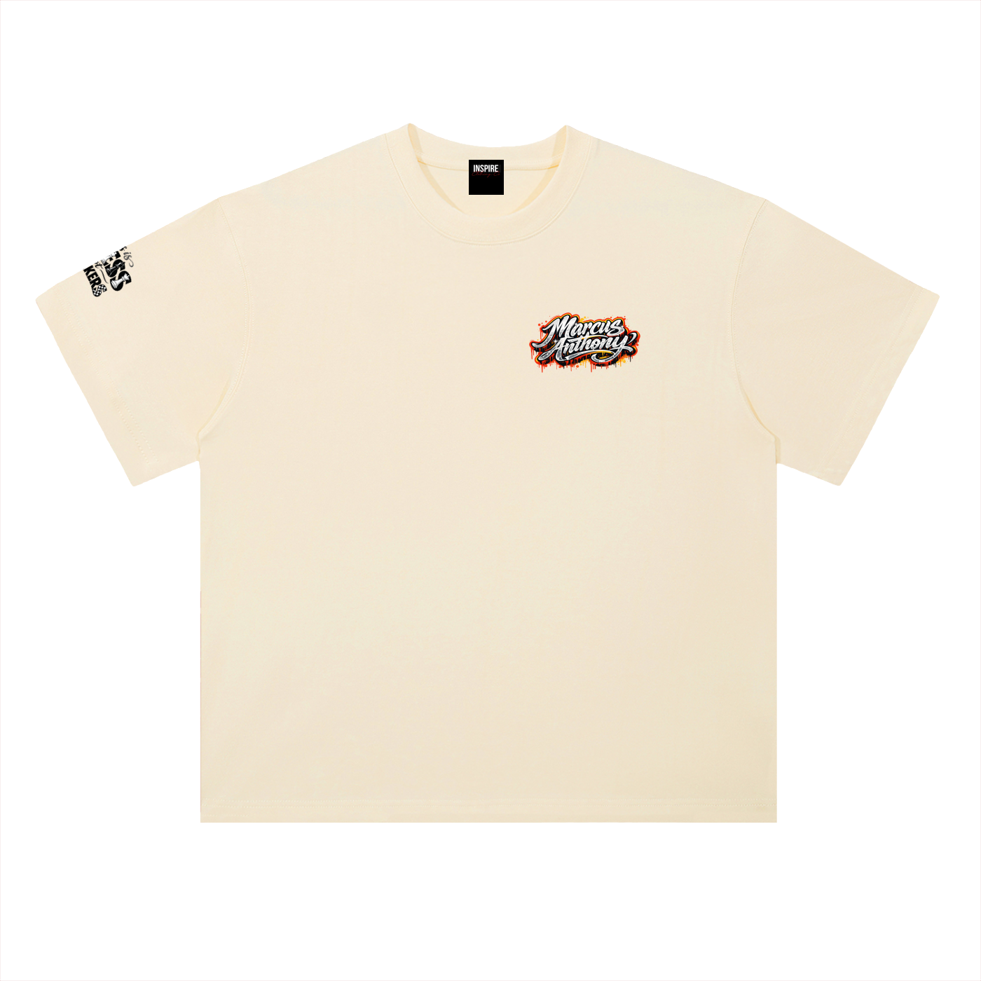Heavyweight Drop Shoulder Cotton T-Shirt