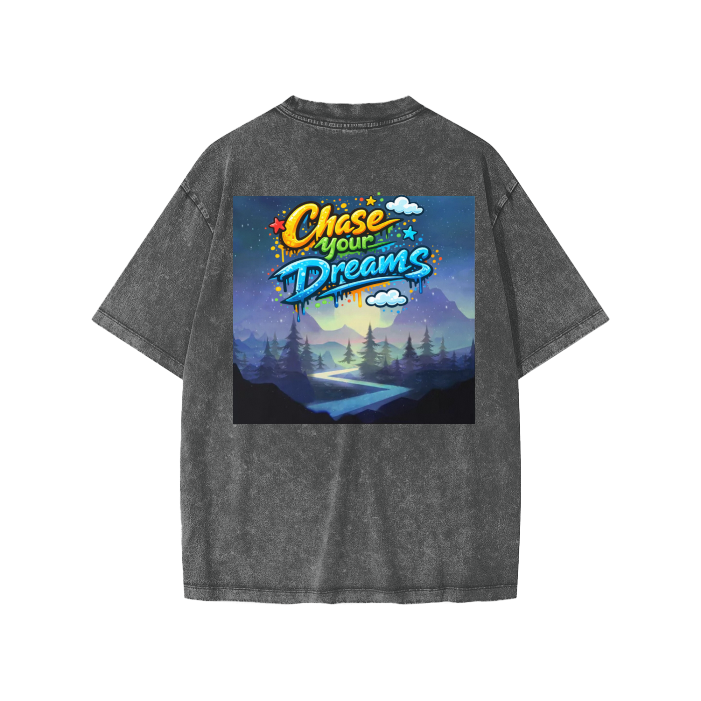 "Chase Your Dreams" Snow Washed Kids' T-Shirt