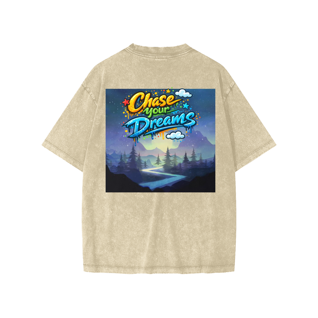 "Chase Your Dreams" Snow Washed Kids' T-Shirt