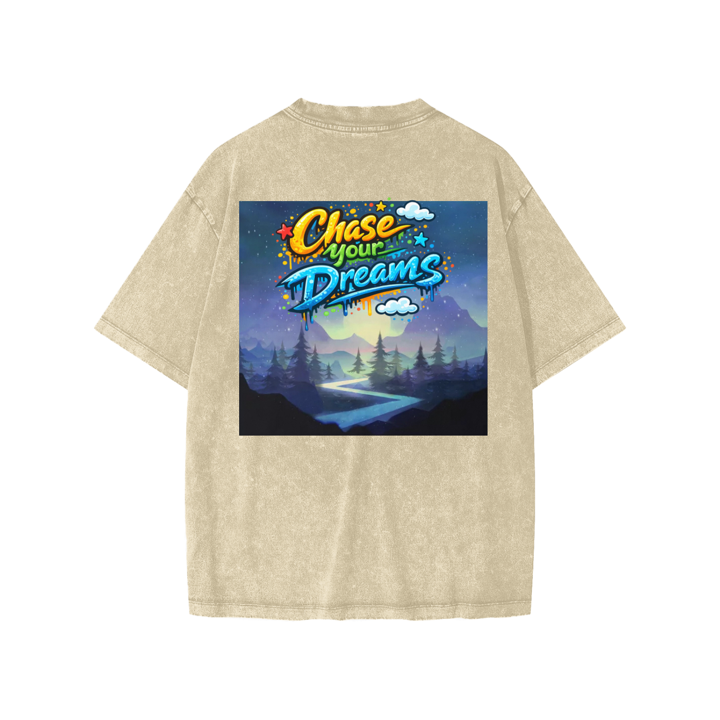 "Chase Your Dreams" Snow Washed Kids' T-Shirt