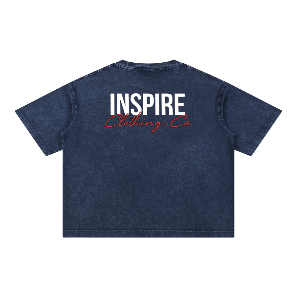 "Candle INSPIRE" Boxy Cotton T-Shirt