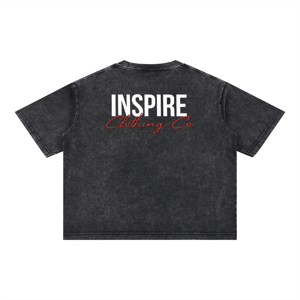 "Candle INSPIRE" Boxy Cotton T-Shirt
