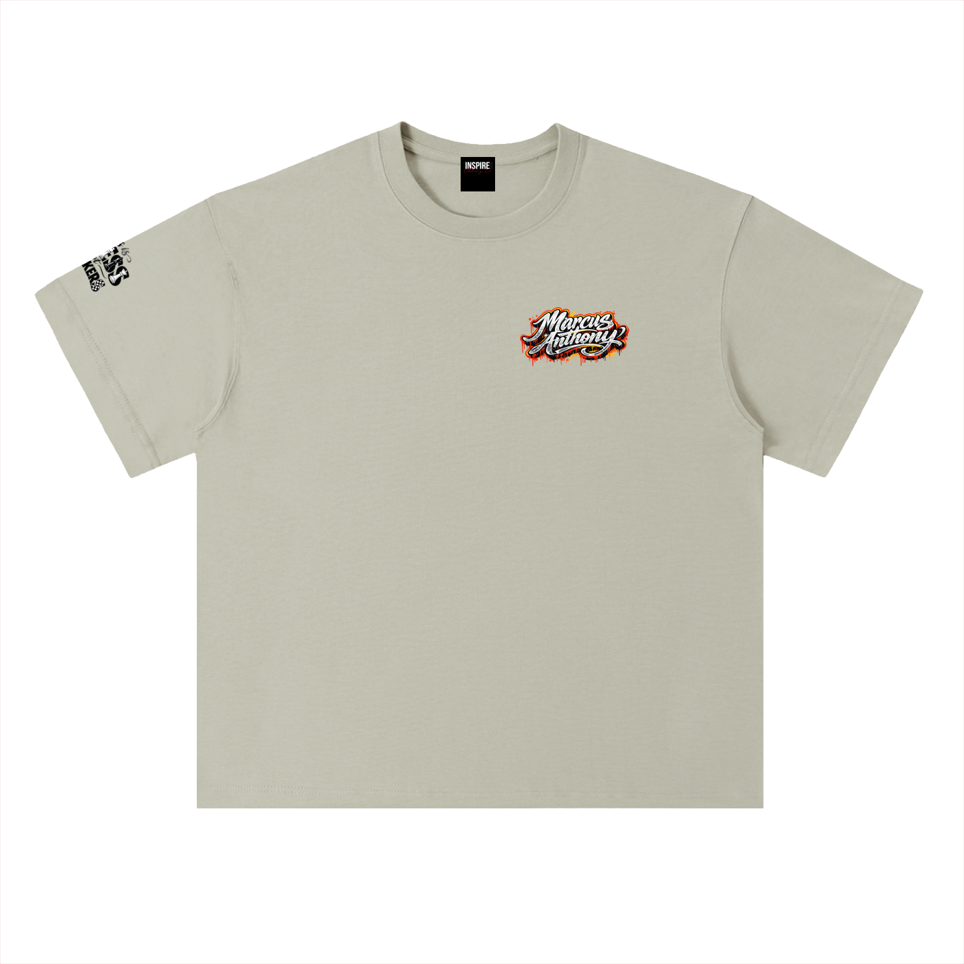 Heavyweight Drop Shoulder Cotton T-Shirt