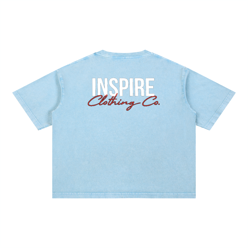 "Candle INSPIRE" Boxy Cotton T-Shirt